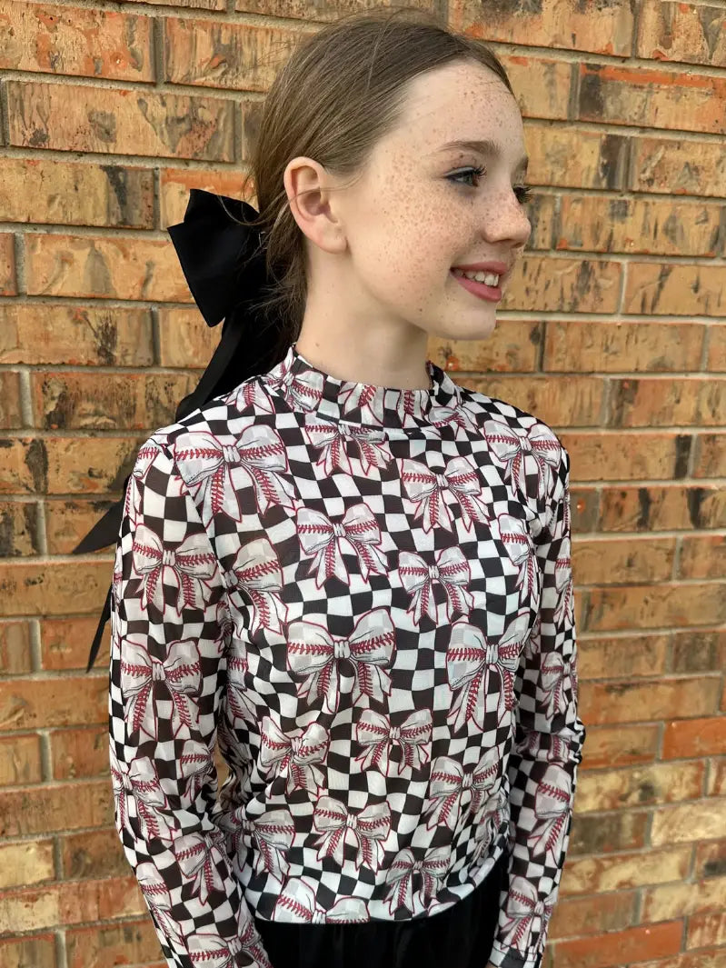 Bsaeball Mesh Top