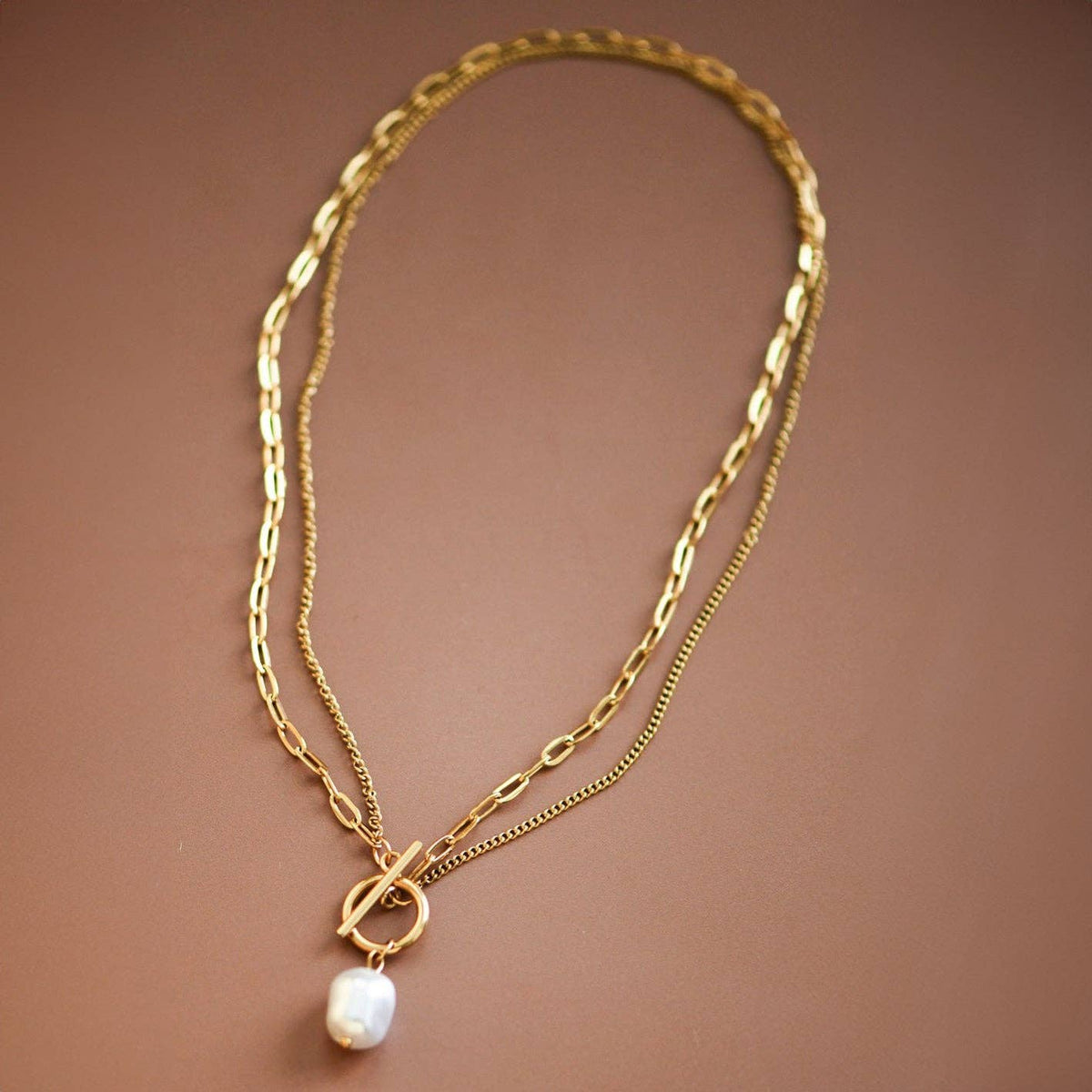 Layered Pearl Necklace