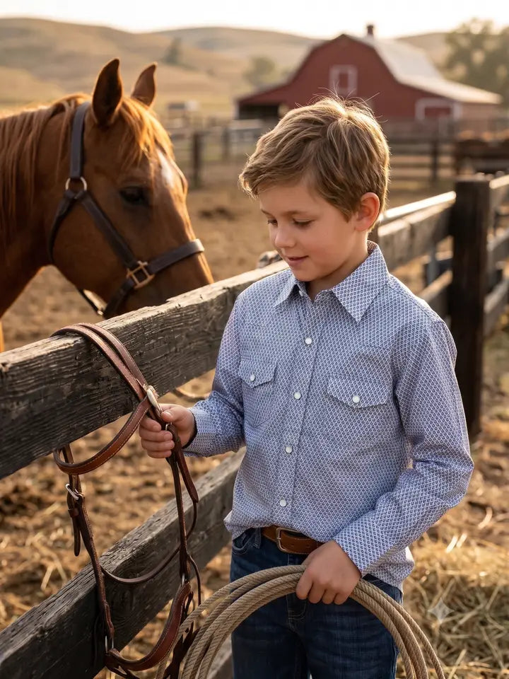 Boys' Pearl Snap Shirt