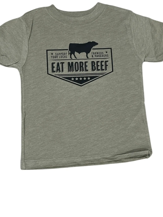 Eat More Beef •Olive• Baby/Toddler Tee