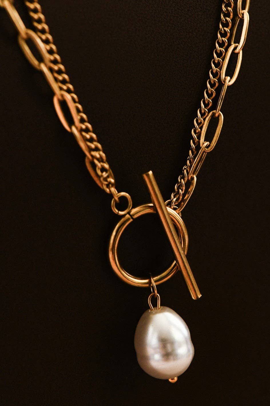 Layered Pearl Necklace