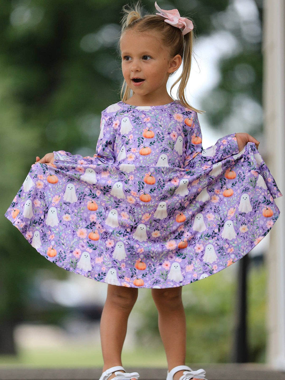 Halloween Ghost Pumpkin Dress