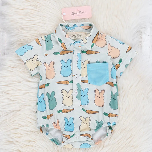 Bunnies and Carrots Onesie