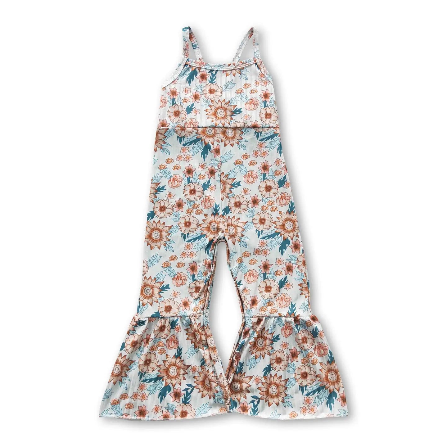 Floral Sleeveless Jumpsuit