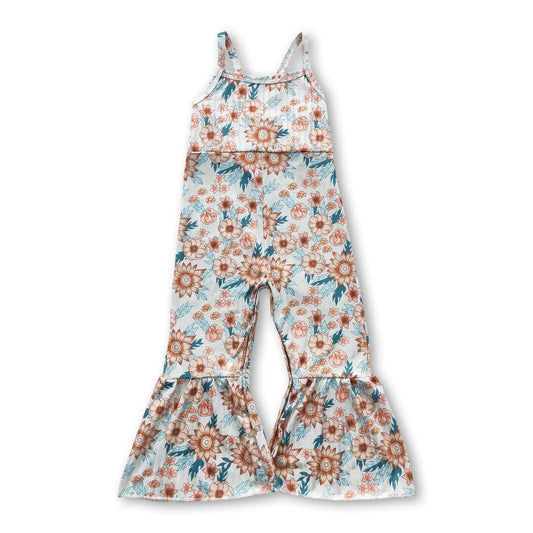 Floral Sleeveless Jumpsuit