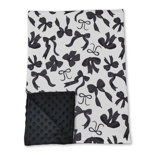 Black Bow Blanket