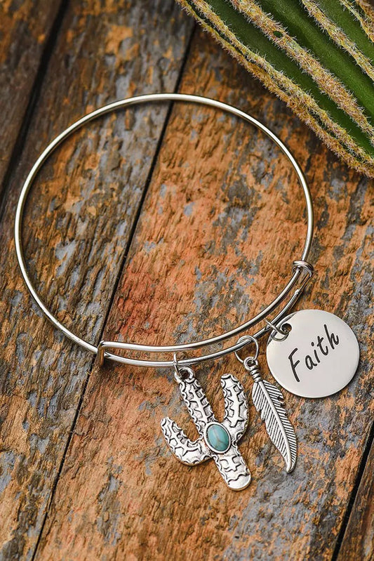 Cactus Pendant Bracelet