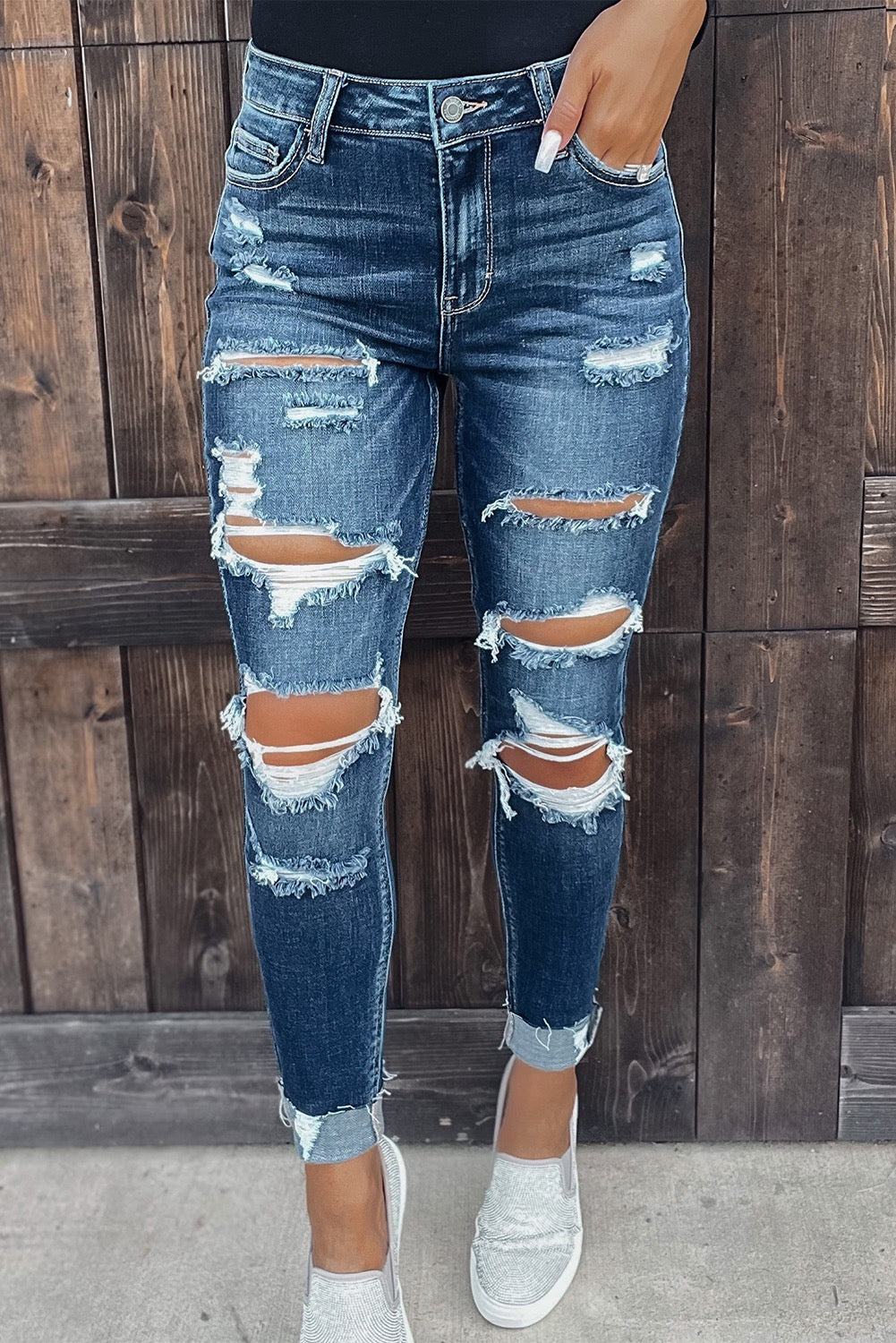 High Rise Skinny Jeans